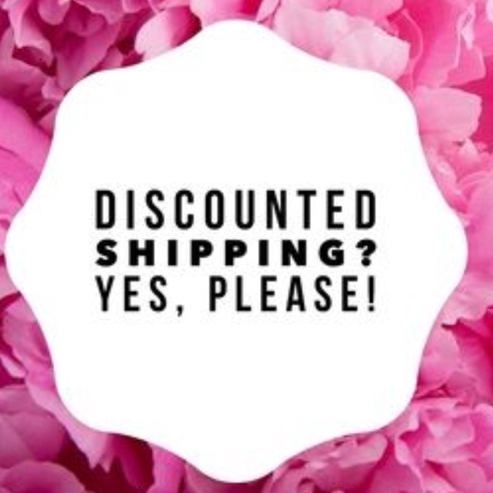 Offering discounted shipping on all items! ❤️